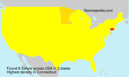 Surname Safyre in USA Surname Safyre in USA