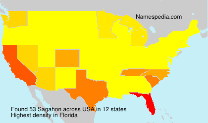 Surname Sagahon in USA Surname Sagahon in USA