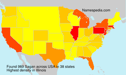 Surname Sagan in USA Surname Sagan in USA