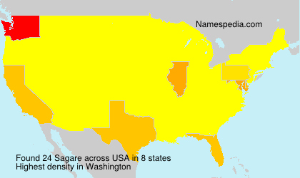 Surname Sagare in USA Surname Sagare in USA