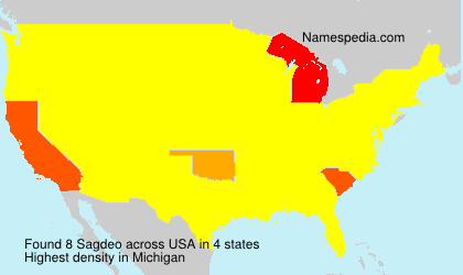 Surname Sagdeo in USA Surname Sagdeo in USA
