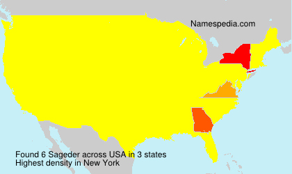Surname Sageder in USA Surname Sageder in USA