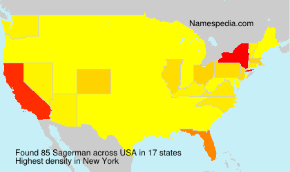 Surname Sagerman in USA Surname Sagerman in USA
