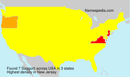 Surname Saggurti in USA Surname Saggurti in USA