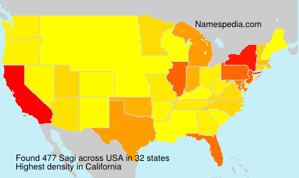 Surname Sagi in USA Surname Sagi in USA