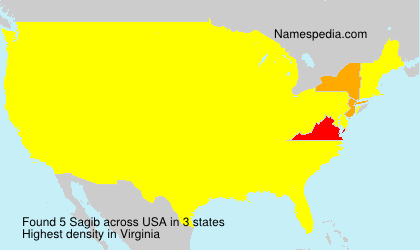 Surname Sagib in USA Surname Sagib in USA