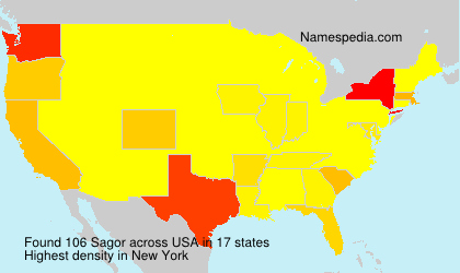 Surname Sagor in USA Surname Sagor in USA