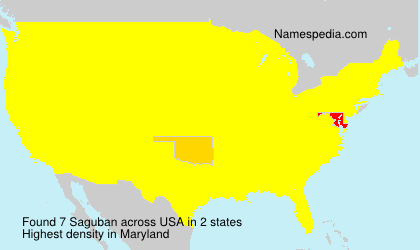 Surname Saguban in USA Surname Saguban in USA