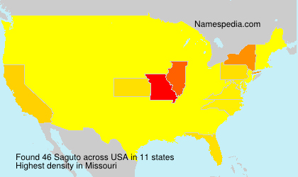 Surname Saguto in USA Surname Saguto in USA