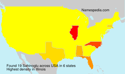 Surname Sahinoglu in USA Surname Sahinoglu in USA