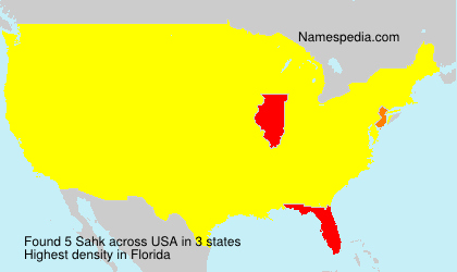 Surname Sahk in USA Surname Sahk in USA
