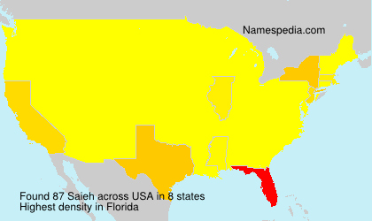 Surname Saieh in USA Surname Saieh in USA