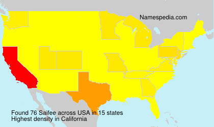 Surname Saifee in USA Surname Saifee in USA