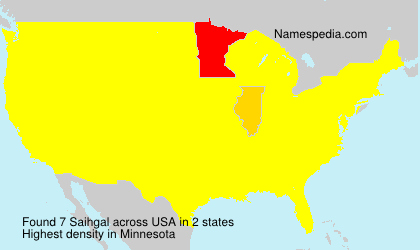 Surname Saihgal in USA Surname Saihgal in USA