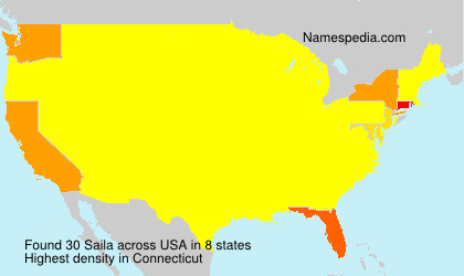 Surname Saila in USA Surname Saila in USA