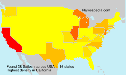 Surname Sailesh in USA Surname Sailesh in USA