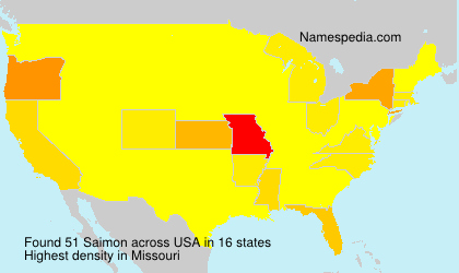 Surname Saimon in USA Surname Saimon in USA