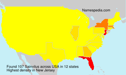 Surname Sainvilus in USA Surname Sainvilus in USA