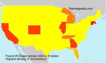 Surname Saipe in USA Surname Saipe in USA