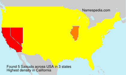 Surname Saisuda in USA Surname Saisuda in USA