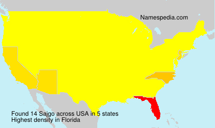 Surname Sajgo in USA Surname Sajgo in USA