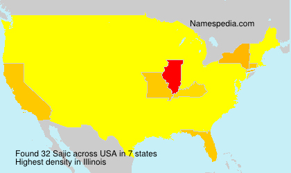 Surname Sajic in USA Surname Sajic in USA