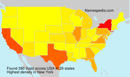 Surname Sajid in USA Surname Sajid in USA