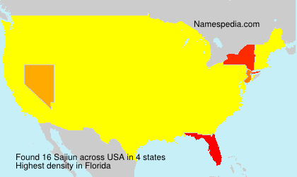 Surname Sajiun in USA Surname Sajiun in USA