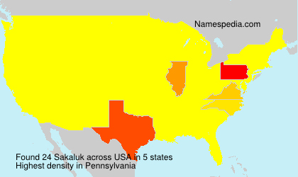 Surname Sakaluk in USA Surname Sakaluk in USA