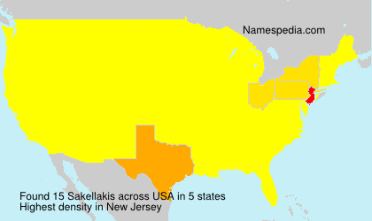 Surname Sakellakis in USA Surname Sakellakis in USA