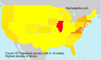 Surname Sakellaris in USA Surname Sakellaris in USA