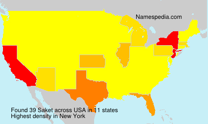 Surname Saket in USA Surname Saket in USA