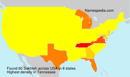Surname Sakhleh in USA Surname Sakhleh in USA