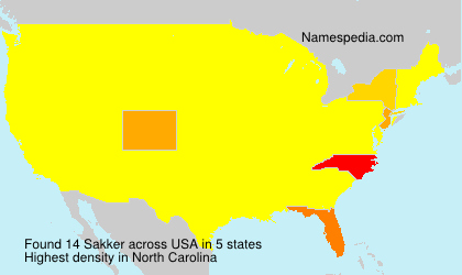 Surname Sakker in USA Surname Sakker in USA