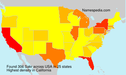 Surname Sakr in USA Surname Sakr in USA