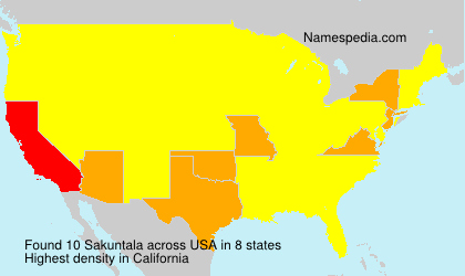 Surname Sakuntala in USA Surname Sakuntala in USA