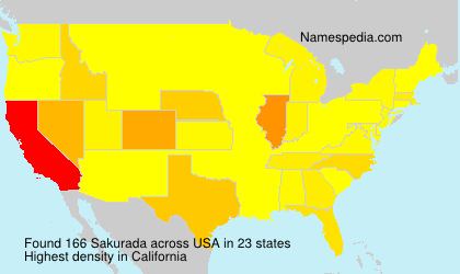 Surname Sakurada in USA Surname Sakurada in USA