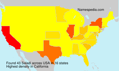 Surname Saladi in USA Surname Saladi in USA