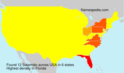 Surname Salamido in USA Surname Salamido in USA