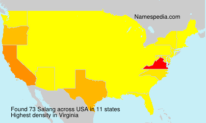 Surname Salang in USA Surname Salang in USA