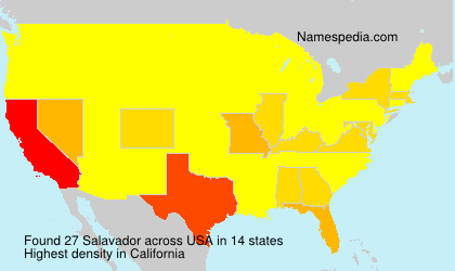 Surname Salavador in USA Surname Salavador in USA