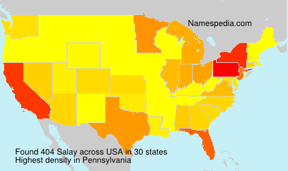 Surname Salay in USA Surname Salay in USA