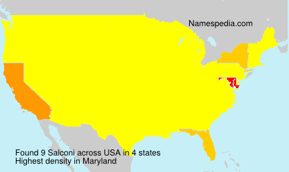 Surname Salconi in USA Surname Salconi in USA