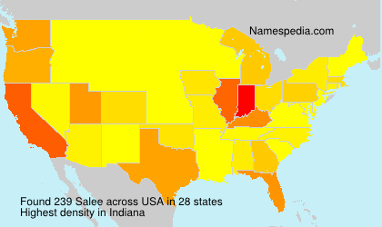 Surname Salee in USA Surname Salee in USA