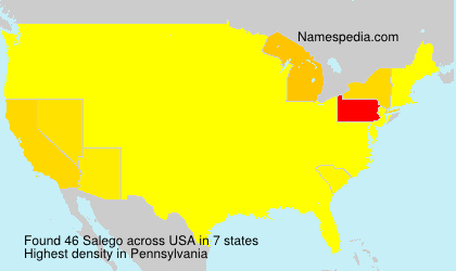 Surname Salego in USA Surname Salego in USA