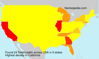 Surname Salehzadeh in USA Surname Salehzadeh in USA