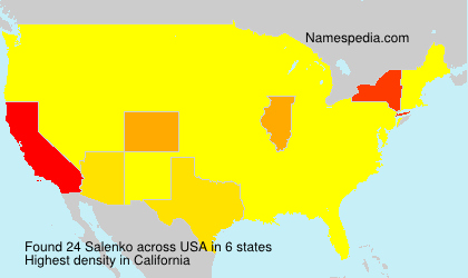 Surname Salenko in USA Surname Salenko in USA