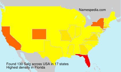 Surname Salg in USA Surname Salg in USA