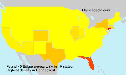 Surname Salgar in USA Surname Salgar in USA