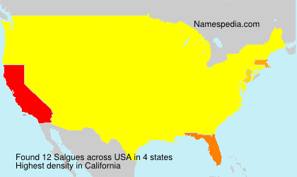Surname Salgues in USA Surname Salgues in USA